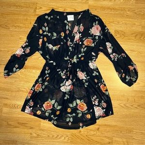 Siren Lily | Maternity Floral Peplum Top